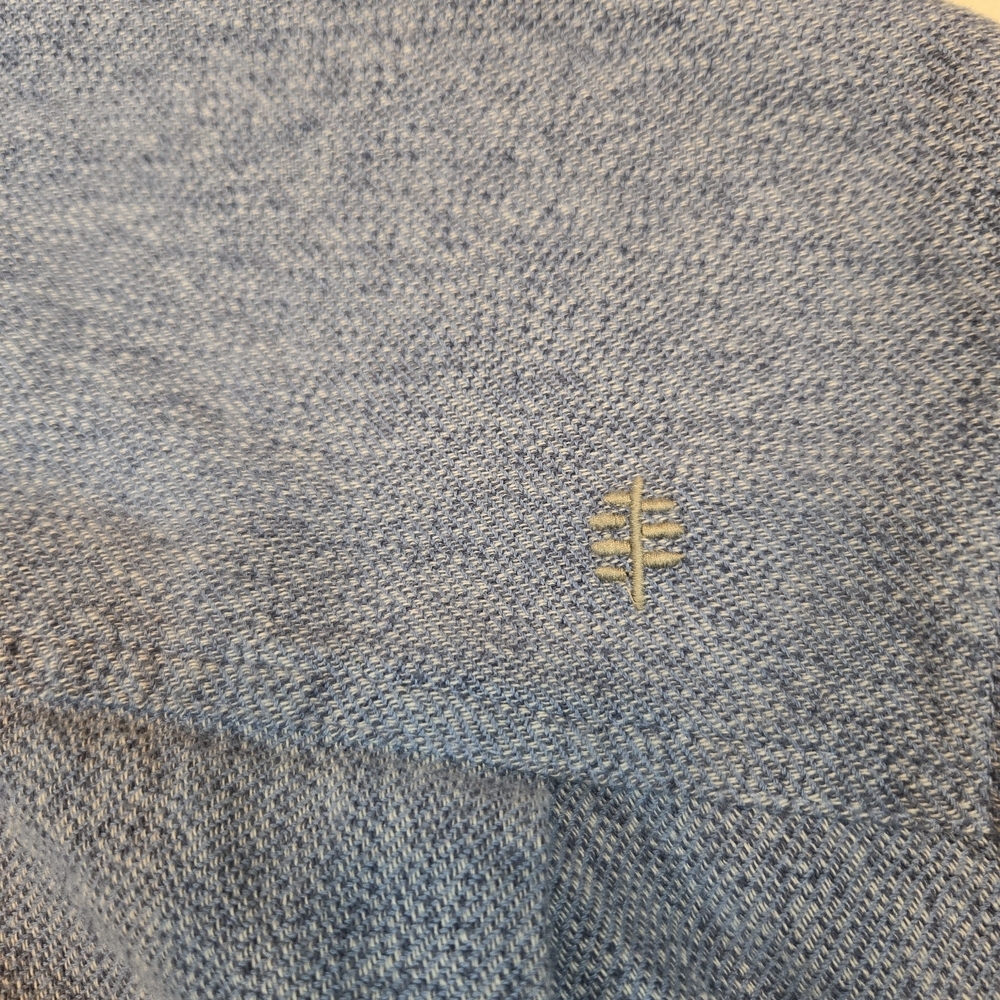 Men's Blue Button-Up Jacket - Picture 5 of 8